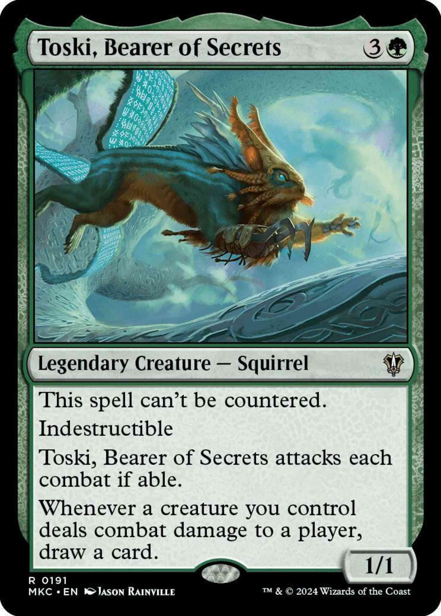 Toski, Bearer of Secrets [191] [Murders at Karlov Manor: Commander] [Non-Foil]