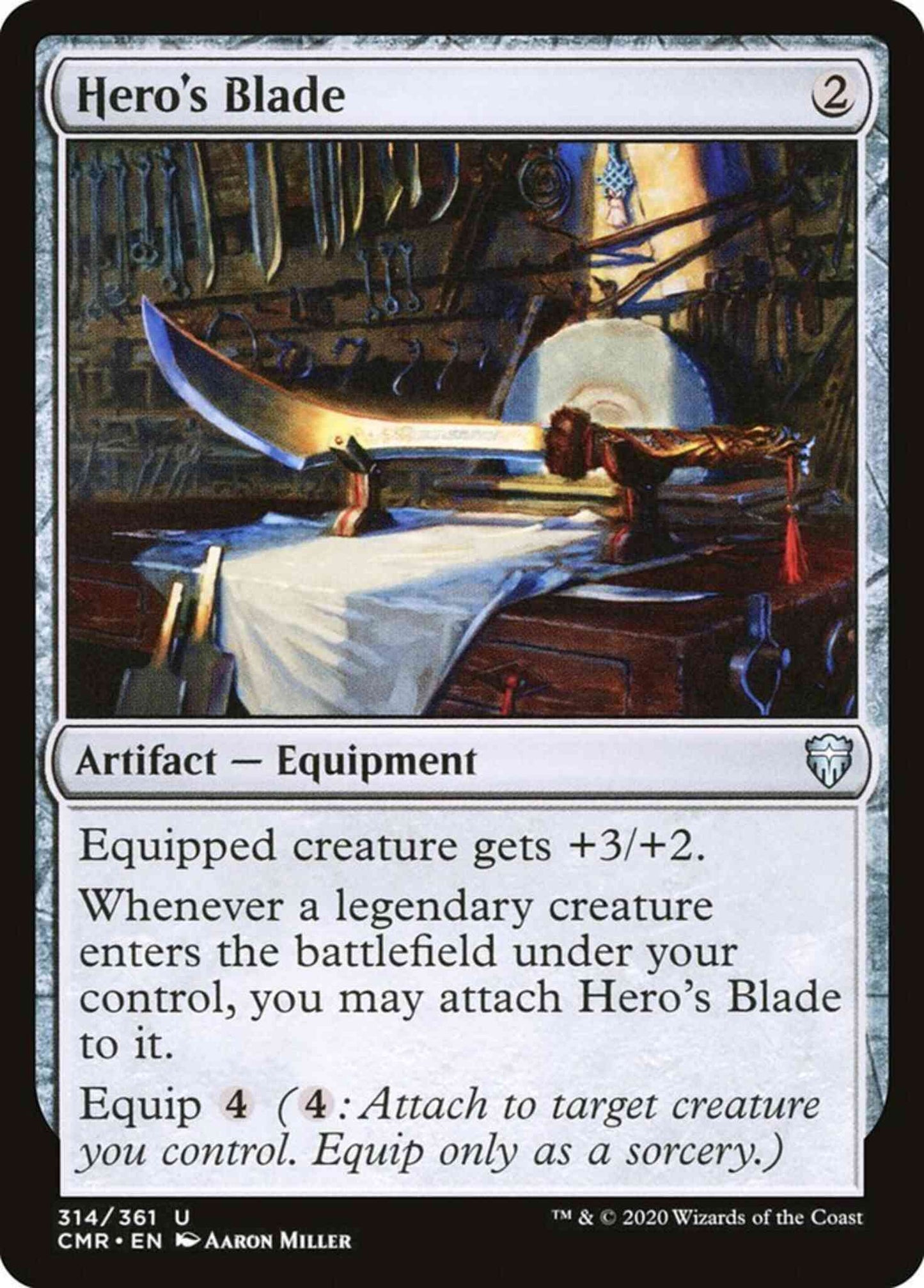 Hero's Blade [314] [Commander Legends] [Non-Foil]