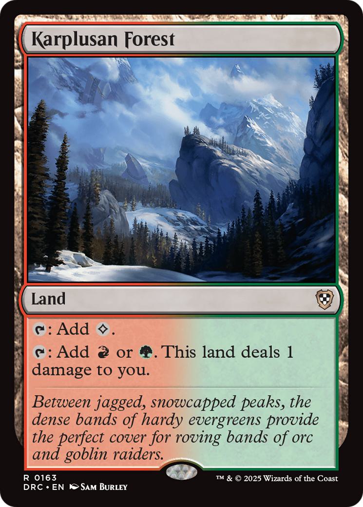 Karplusan Forest [163] [Aetherdrift: Commander] [Non-Foil]