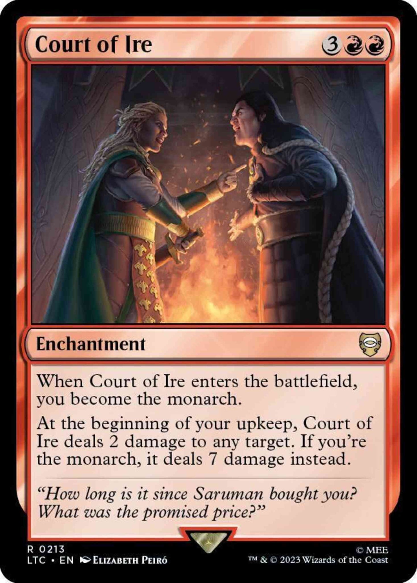 Court of Ire [213] [The Lord of the Rings: Tales of Middle-earth: Commander] [Non-Foil]