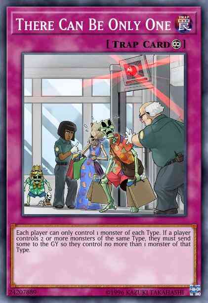 There Can Be Only One - EXFO-EN076 - Super Rare - 1st Edition