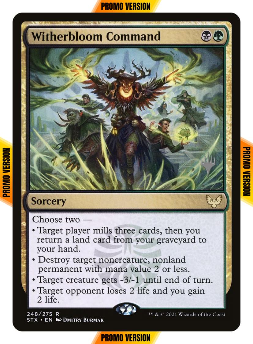 Witherbloom Command [Promo Pack] [248p] [Strixhaven: School of Mages Promos] [Non-Foil]