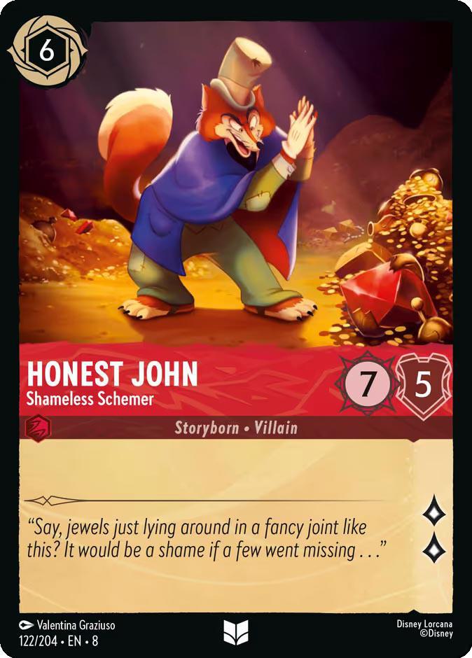 Honest John - Shameless Schemer - 122/204 [Reign of Jafar] [Non-Foil]