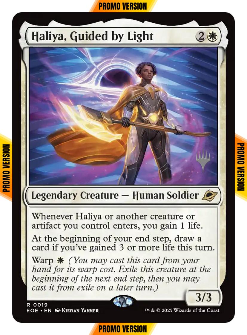 Haliya, Guided by Light [19p] [Promo Pack] [Edge of Eternities: Promos] [Non-Foil]