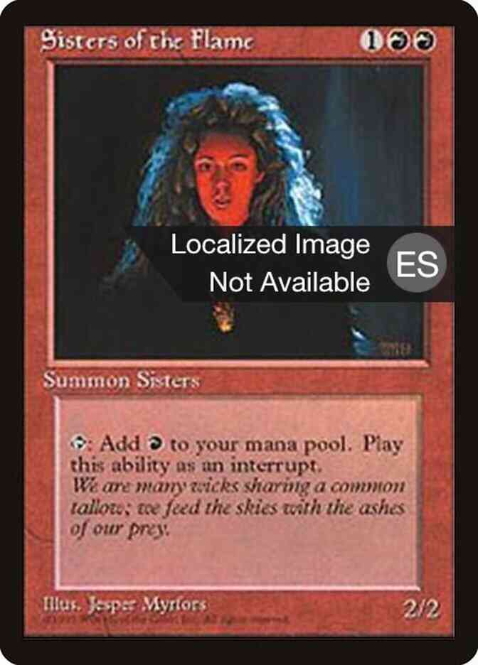 Sisters of the Flame - Korean [221] [Fourth Edition Black Border: Korean] [Non-Foil]