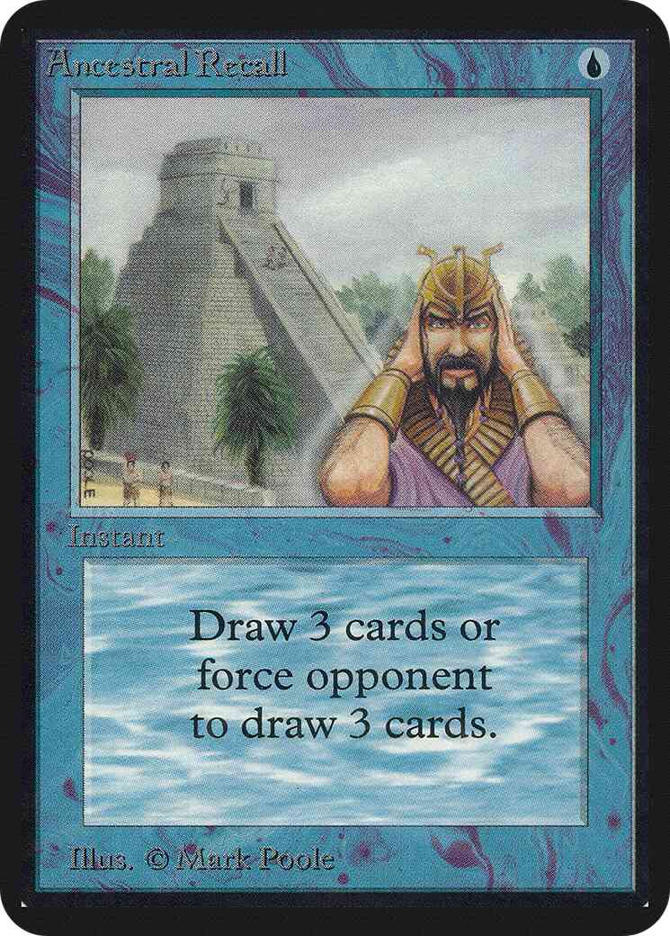 Ancestral Recall [47] [Limited Edition Alpha] [Non-Foil]