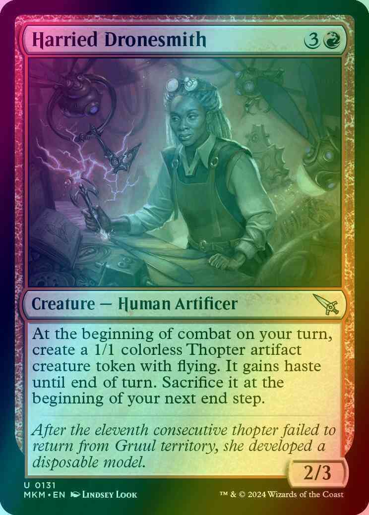 Harried Dronesmith [131] [Murders at Karlov Manor] [Foil]