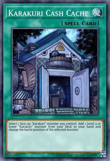 Karakuri Cash Cache - STOR-EN052 - Common - 1st Edition