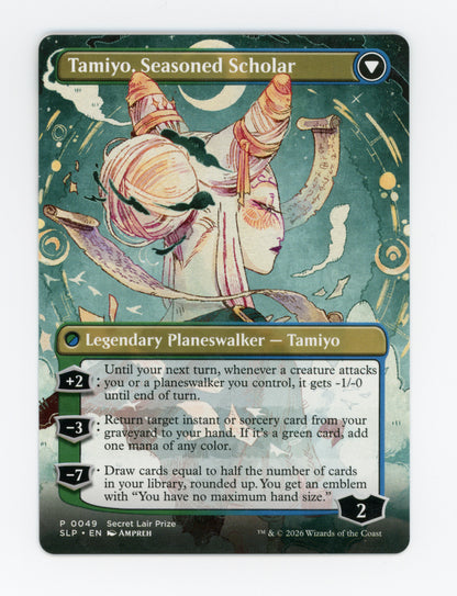 Tamiyo, Inquisitive Student // Tamiyo, Seasoned Scholar — Borderless — ID 19012