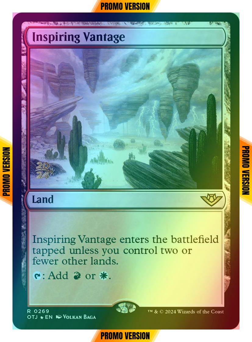 Inspiring Vantage [269s] [Prerelease] [Outlaws of Thunder Junction: Promos] [Foil]