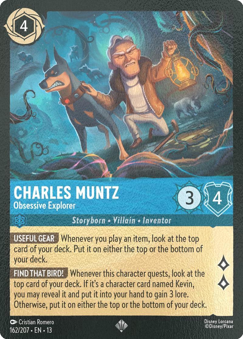 Charles Muntz - Obsessive Explorer - 162/204 [Attack of the Vine!] [Cold Foil]