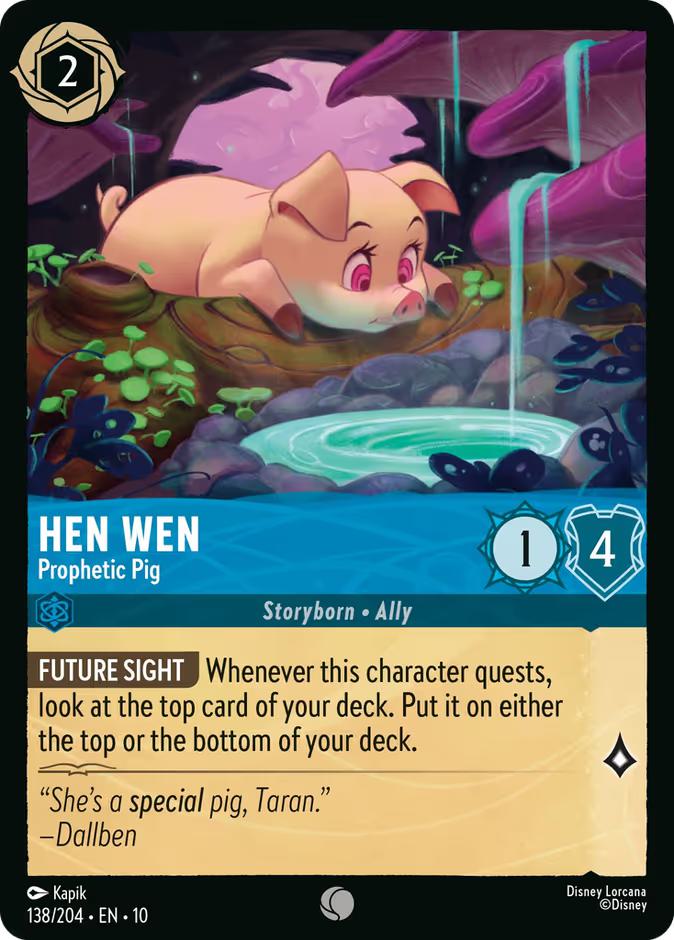 Hen Wen - Prophetic Pig - 138/204 [Whispers in the Well] [Non-Foil]