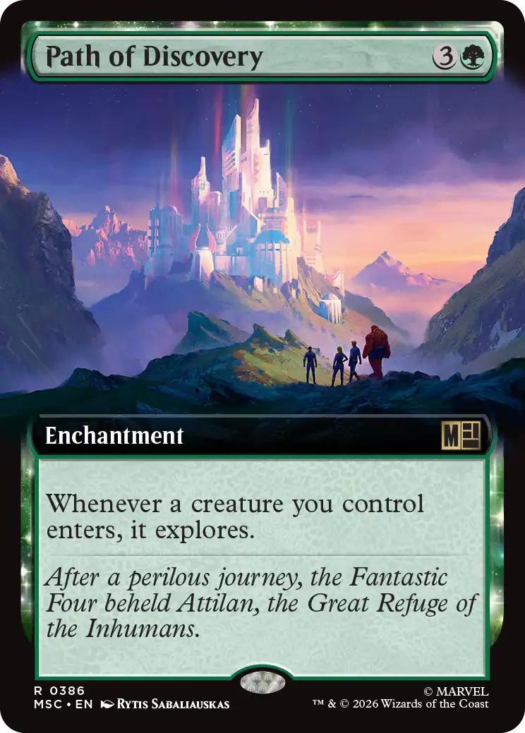 Path of Discovery [386] [Extended Art] [Marvel Super Heroes: Commander] [Non-Foil]