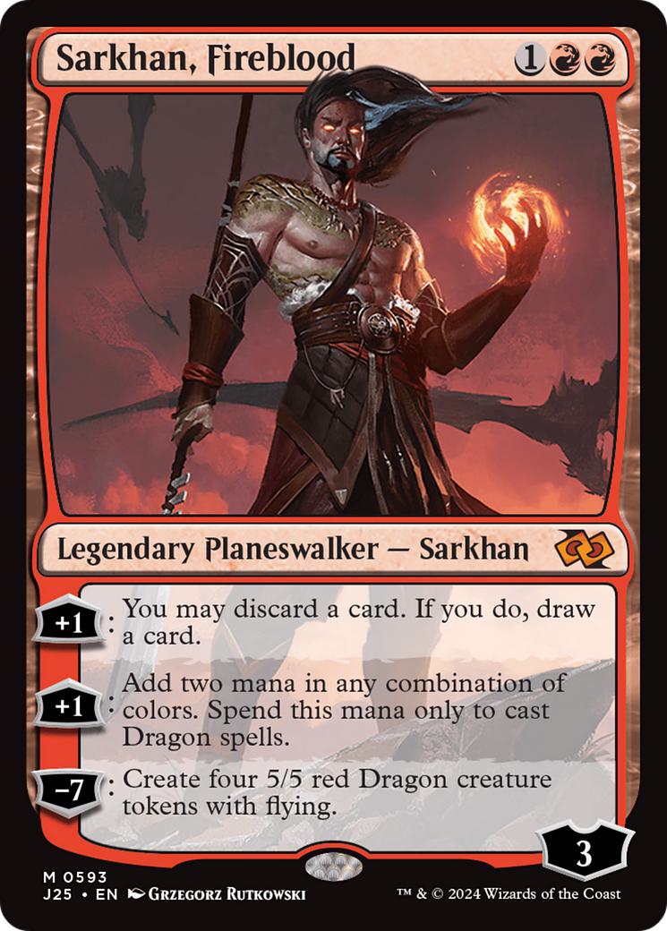 Sarkhan, Fireblood [593] [Foundations: Jumpstart] [Non-Foil]