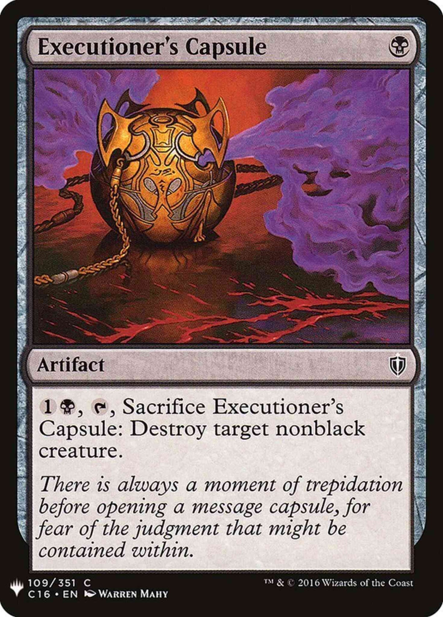Executioner's Capsule [C16-109] [The List] [Non-Foil]