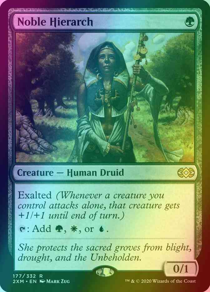 Noble Hierarch [177] [Double Masters] [Foil]