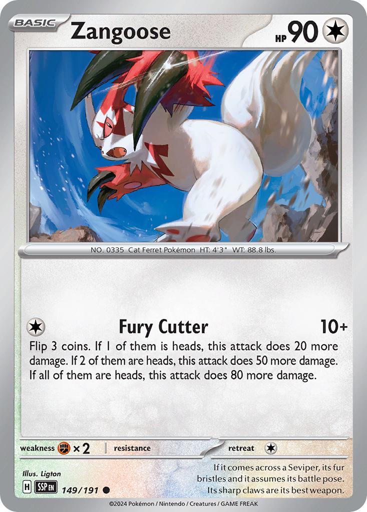 Zangoose - 149/191 - Common [sv08-149] [Non-Holo]