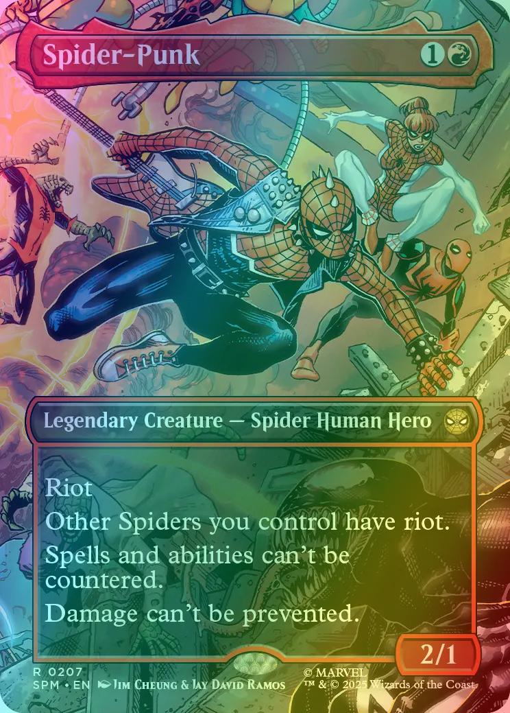 Spider-Punk [207] [Borderless] [Scene] [Marvel's Spider-Man] [Foil]