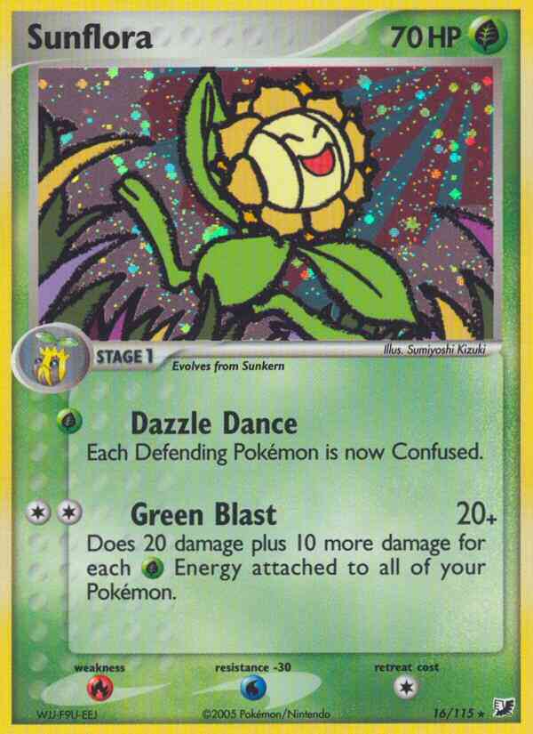 Sunflora - 16/115 - Rare Holo [ex10-16] [Holo]