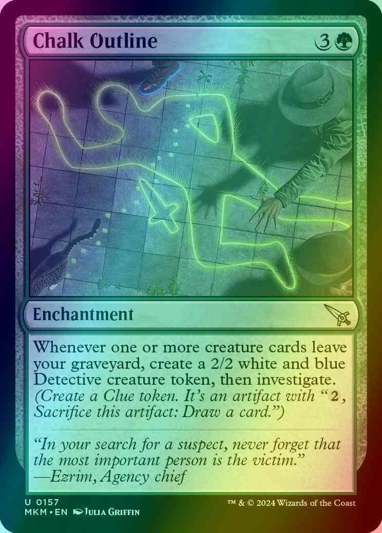 Chalk Outline [157] [Murders at Karlov Manor] [Foil]
