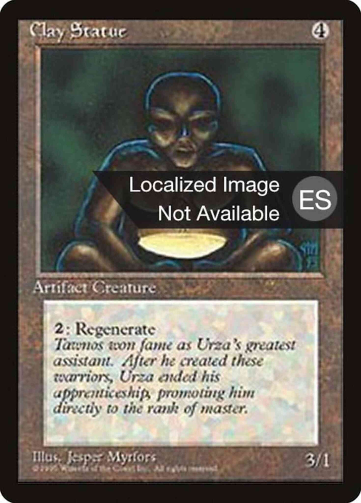 Clay Statue - Portuguese [305] [Fourth Edition Black Border: Portuguese] [Non-Foil]