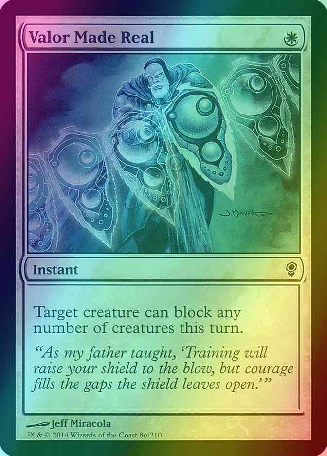 Valor Made Real [86] [Conspiracy] [Foil]