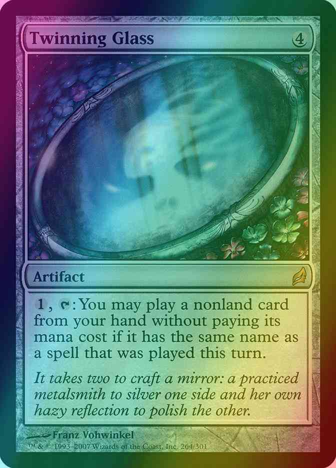 Twinning Glass [264] [Lorwyn] [Foil]
