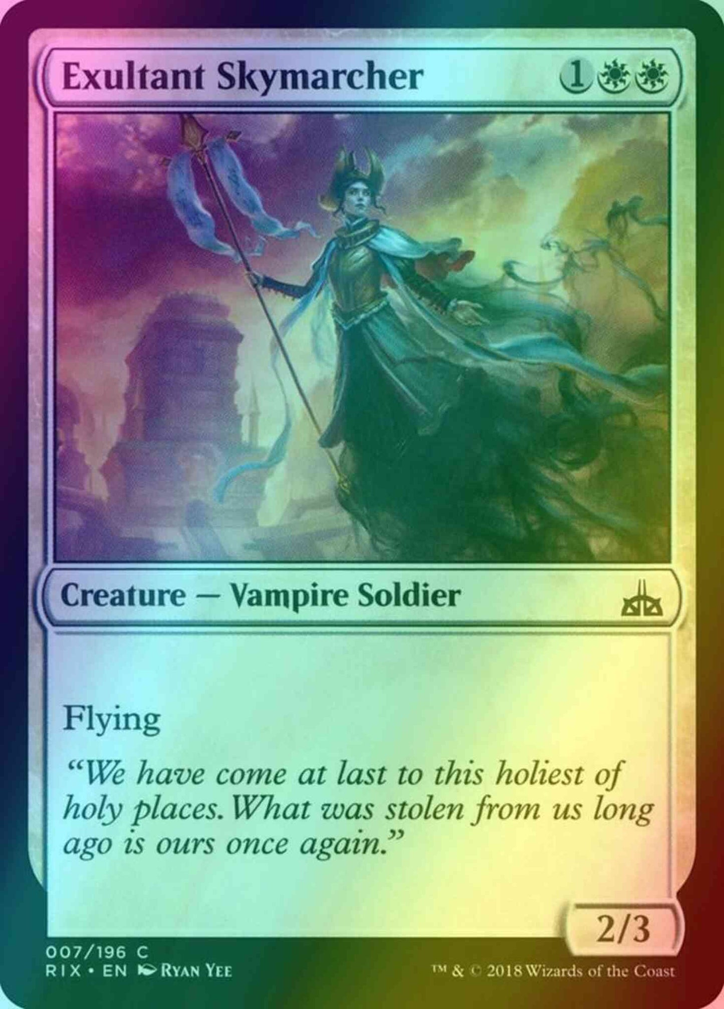 Exultant Skymarcher [7] [Rivals of Ixalan] [Foil]