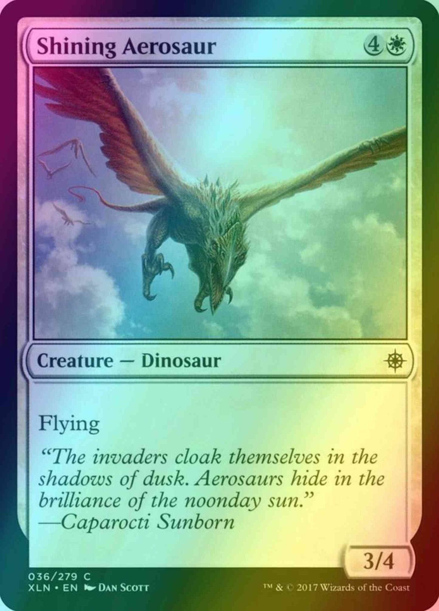 Shining Aerosaur [36] [Ixalan] [Foil]