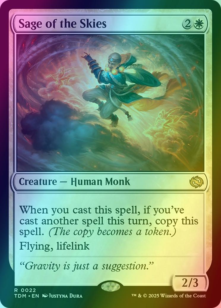 Sage of the Skies [22] [Tarkir: Dragonstorm] [Foil]