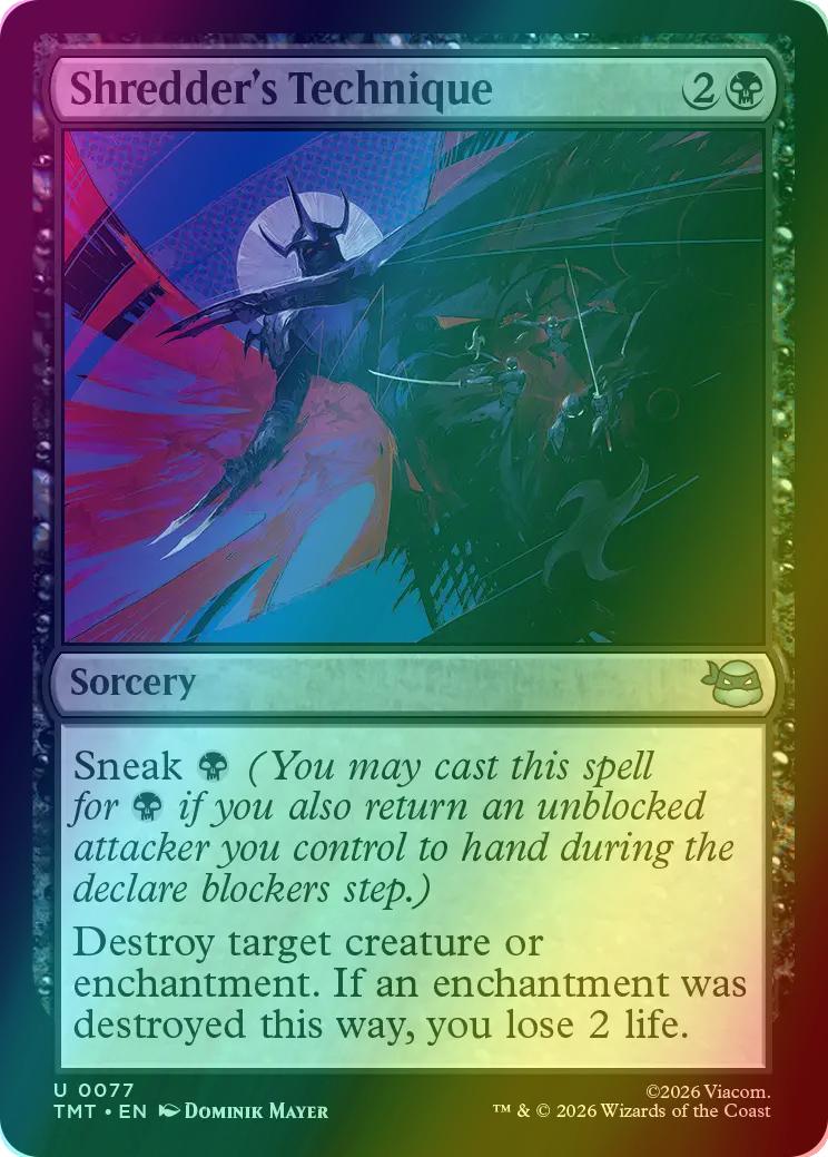 Shredder's Technique [77] [Teenage Mutant Ninja Turtles] [Foil]