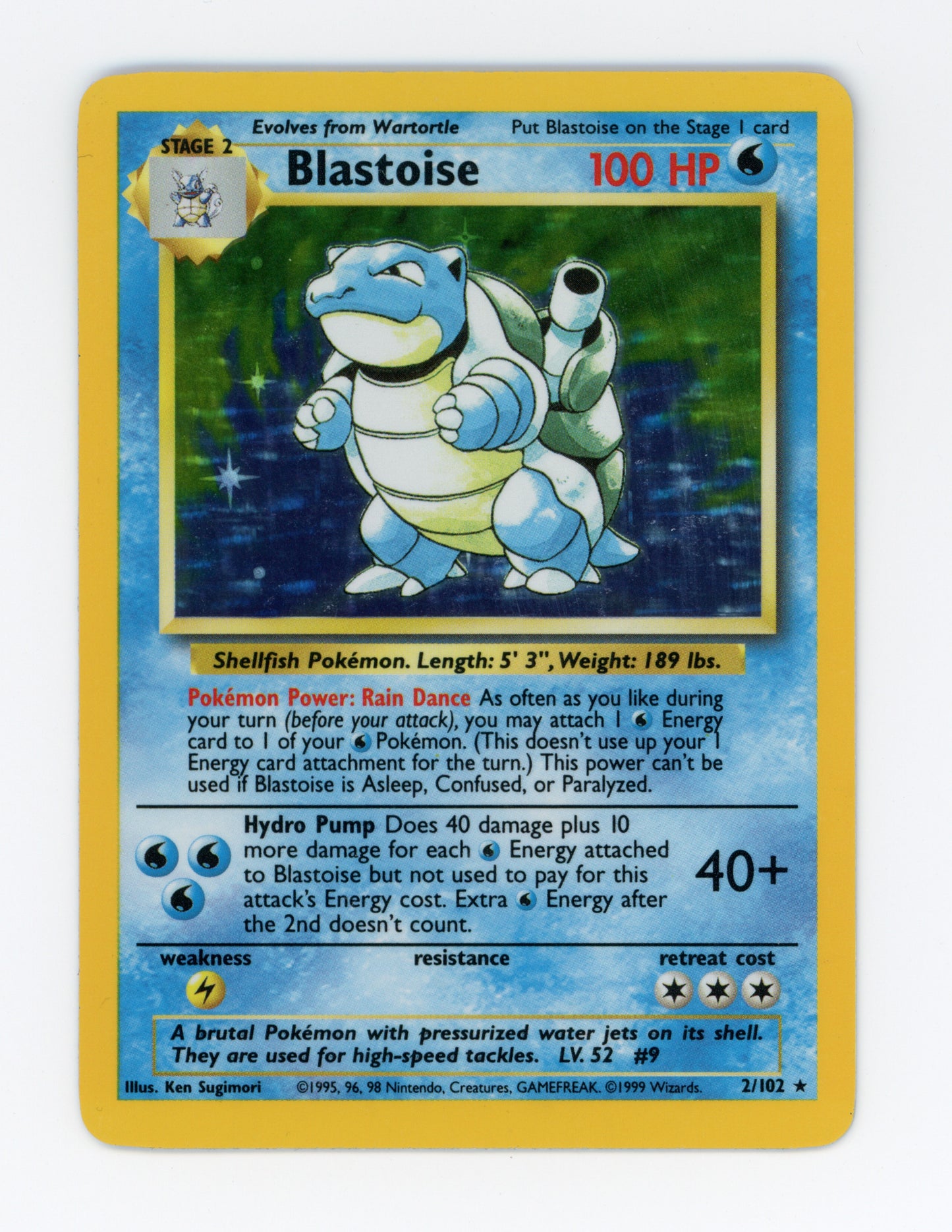 Blastoise — Rare|Unlimited|Holo — ID 19154