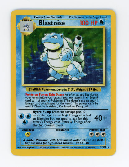 Blastoise — Rare|Unlimited|Holo — ID 19154
