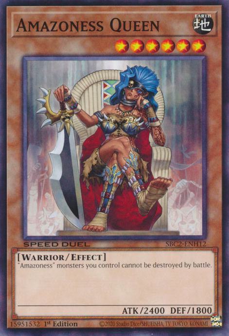 Amazoness Queen - SBC2-ENH12 - Common - 1st Edition