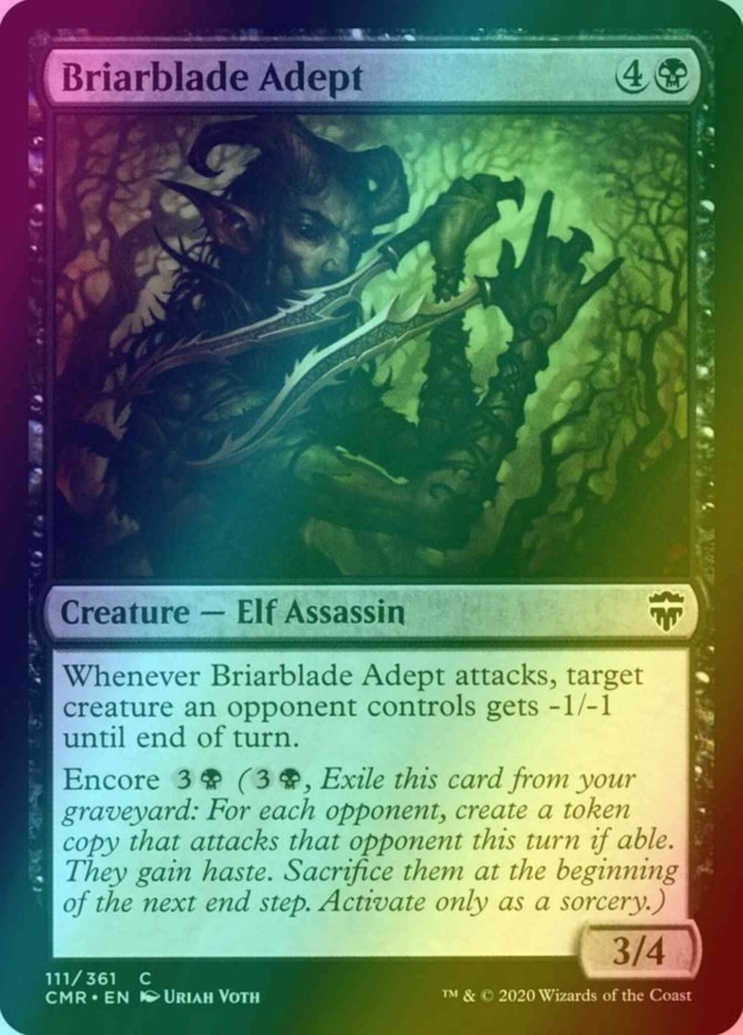 Briarblade Adept [111] [Commander Legends] [Foil]