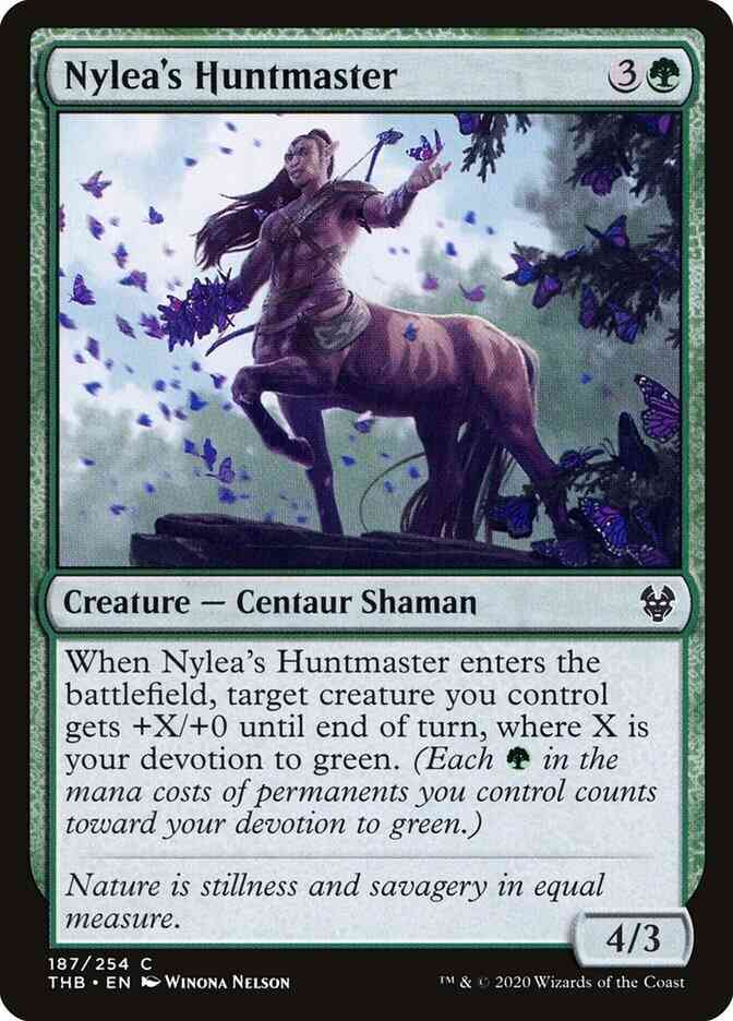Nylea's Huntmaster [187] [Theros Beyond Death] [Non-Foil]