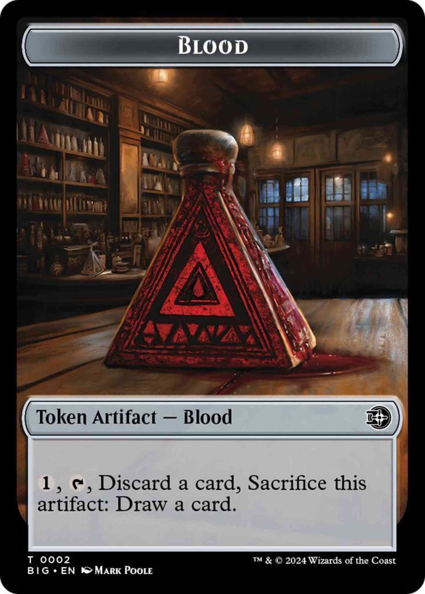 Blood Token (02) // Plot Token (20) [The Big Score: Tokens] [Non-Foil]