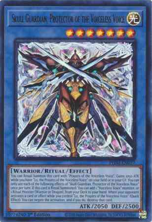 Skull Guardian, Protector of the Voiceless Voice - PHNI-EN037 - Quarter Century Secret Rare - 1st Edition