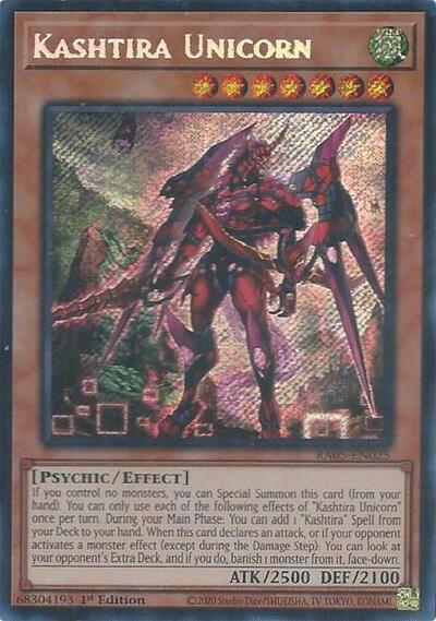 Kashtira Unicorn - RA05-EN025 - Secret Rare - 1st Edition