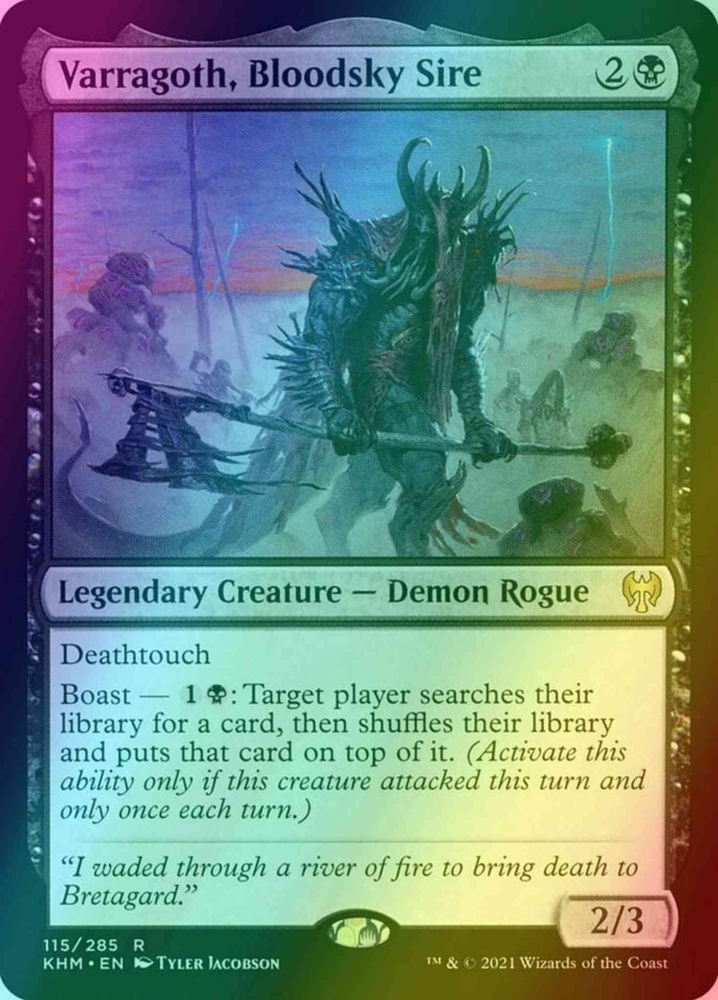 Varragoth, Bloodsky Sire [115] [Kaldheim] [Foil]