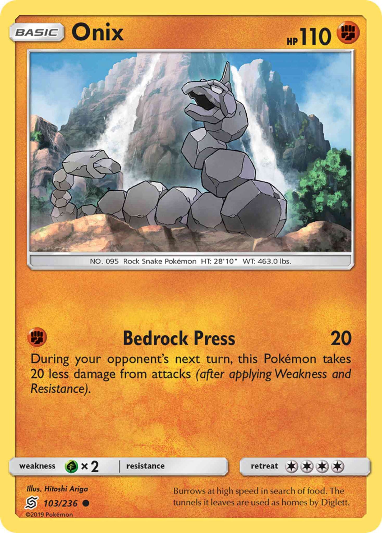 Onix - 103/236 - Common [sm11-103] [Reverse Holo]