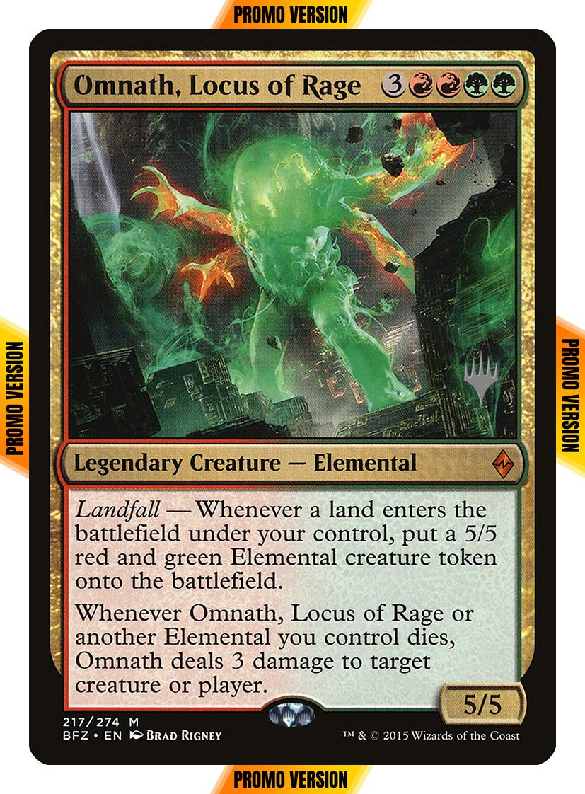 Omnath, Locus of Rage [Promo Pack] [217p] [Battle for Zendikar Promos] [Non-Foil]