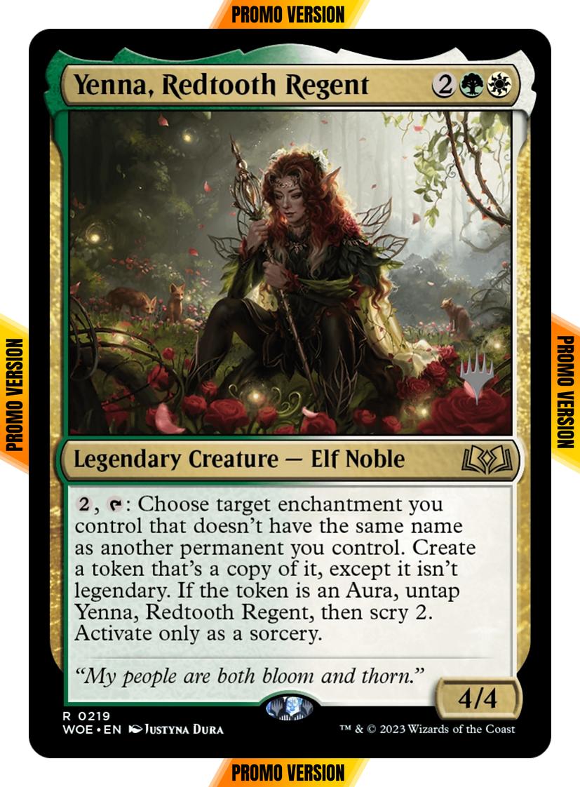 Yenna, Redtooth Regent [219p] [Promo Pack] [Wilds of Eldraine: Promos] [Non-Foil]