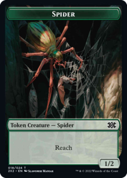 Spider Token (18) // Spirit Token (08) [Double Masters 2022: Tokens] [Non-Foil]