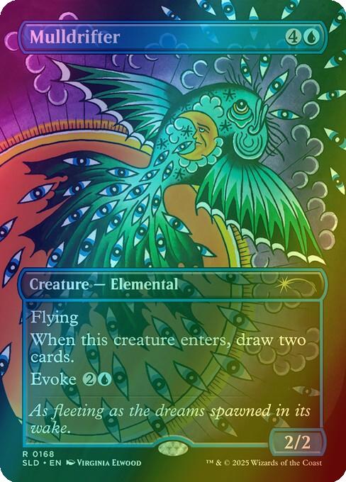Mulldrifter [0168] [Borderless] [Inked] [Secret Lair Drop] [Foil]