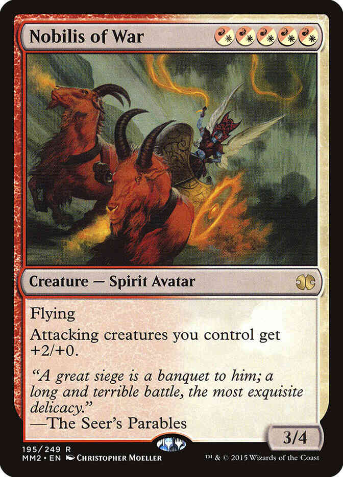 Nobilis of War [195] [Modern Masters 2015] [Non-Foil]