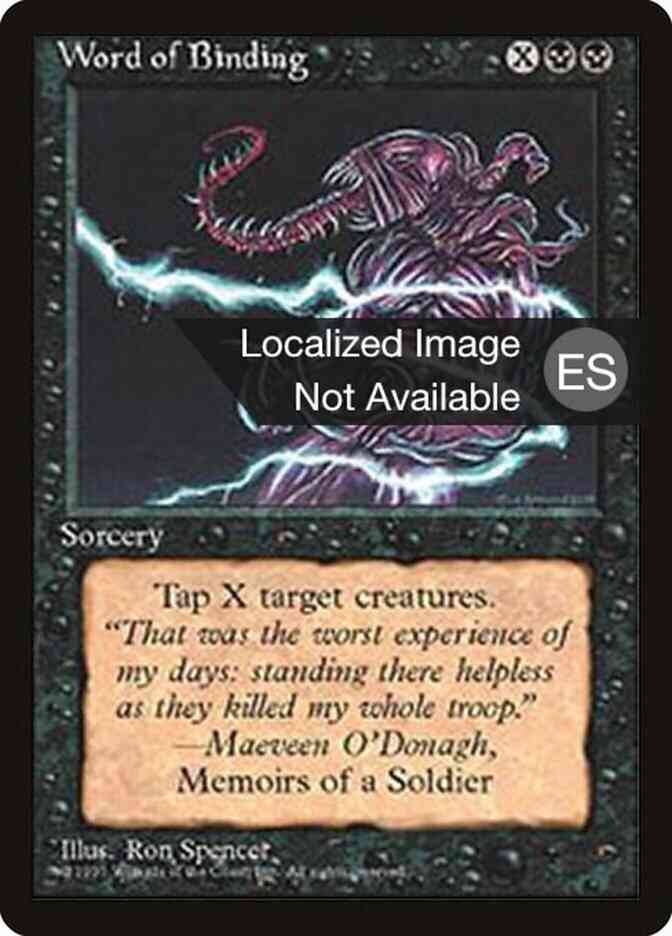 Word of Binding - Chinese [172] [Fourth Edition Black Border: Chinese] [Non-Foil]
