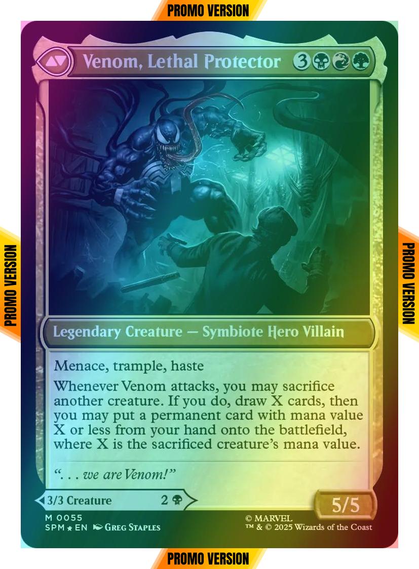 Eddie Brock // Venom, Lethal Protector [55s] [Marvel's Spider-Man: Promos] [Foil]