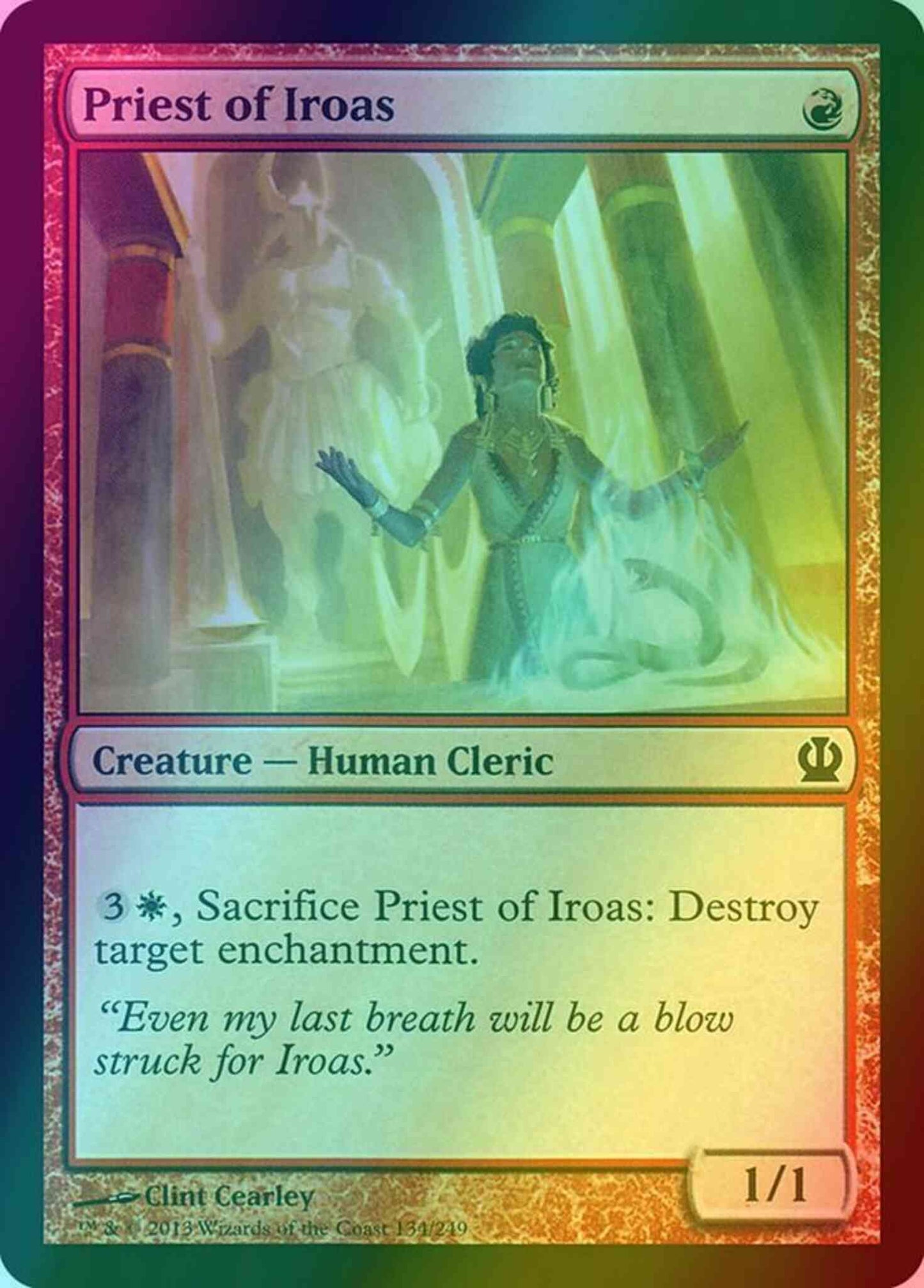 Priest of Iroas [134] [Theros] [Foil]