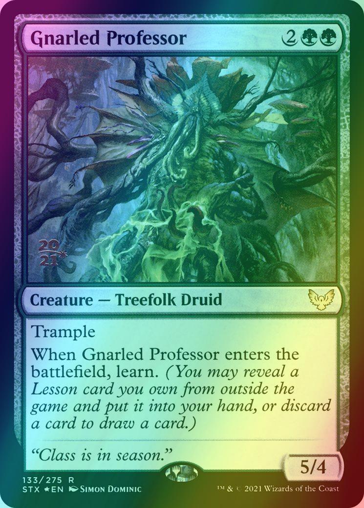 Gnarled Professor [Prerelease] [133s] [Strixhaven: School of Mages Promos] [Foil]